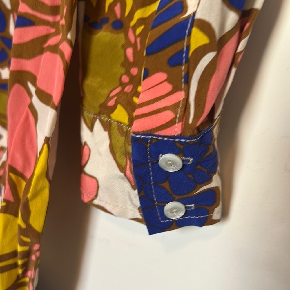 Trina Turk- Floral Button-Up Dress - Picture 5 of 5